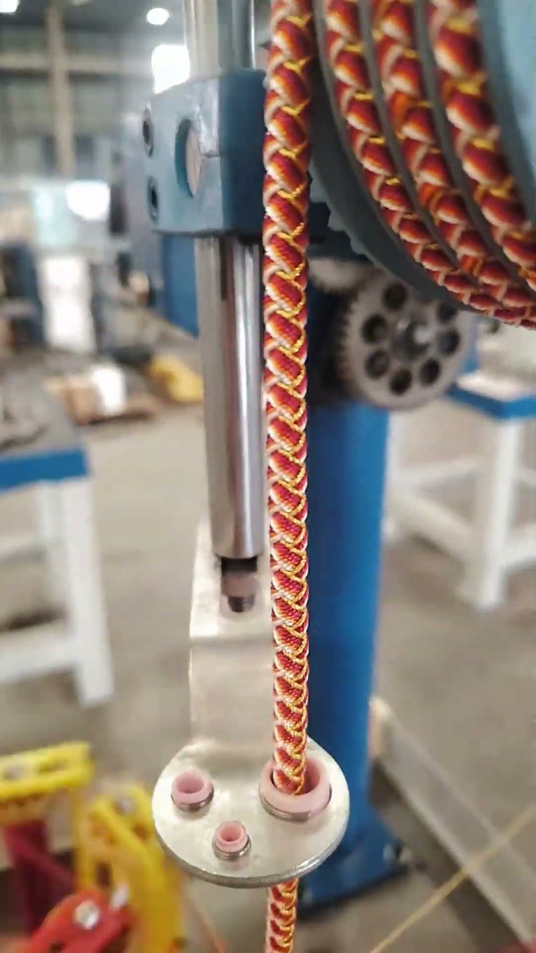 Five color nylon rope production process- Good tools and machinery make work easy