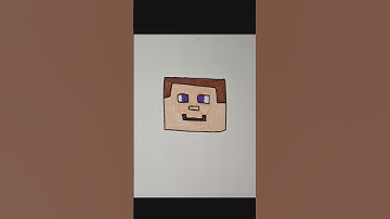 How To Draw Steve Minecraft #youtube #youtuber #drawing #drawingtutorial #tutorial #trend #trending