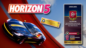 Forza Horizon 5 "Super Loops" Challenge -🔥Hot Wheels DLC