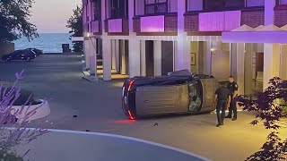 Three armed robbery suspects arrested after chase, crash in Wilmette