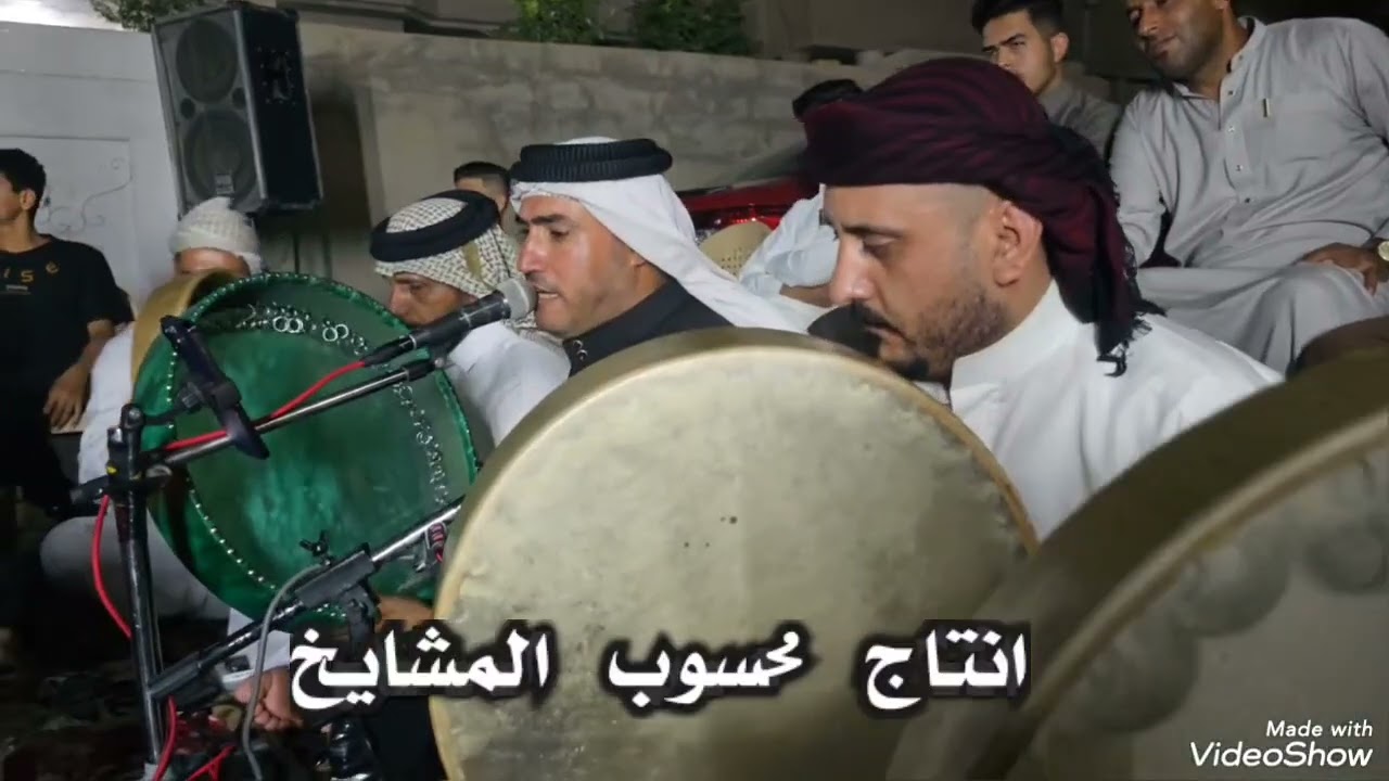 المداح حسين فاظل الحديدي والمداح محمد الحسيناوي مديح حربي بحق عجان الحديد في كركوك2025