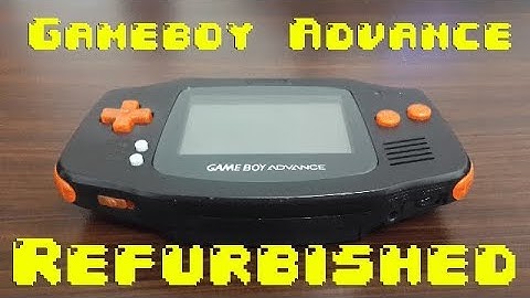 Gameboy Advance Restoration