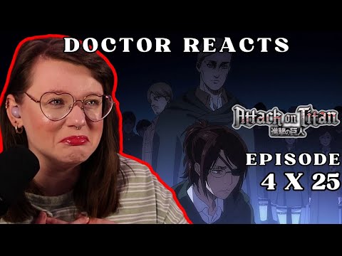 MY FAV EPISODE BY FAR!! | Literature Doctor REACTS to Attack on Titan | 4x25 'Night of the End