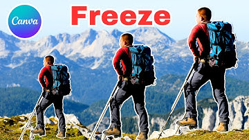 Freeze Frame Clone Trail Effect Tutorial in Canva