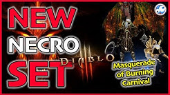 Diablo 3 Necromancer Test Build Masquerade of Burning Carnival Season 21 Patch 2.6.9 PTR