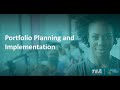 Portfolio Planning and Implementation for TIA