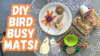 DIY BUSY MATS FOR PET PARROTS | BirdNerdSophie by BirdNerdSophie 1,049 views 6 months ago 5 minutes, 39 seconds