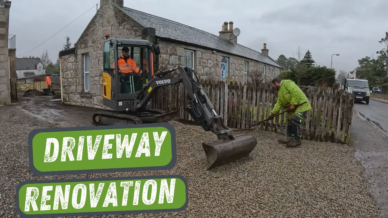 DRIVEWAY RENOVATION | Diary Of A 21 Year Old Landscape Business Owner EP.3 (UK)