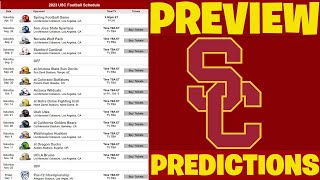 Usc Trojans 2023 GAME BY GAME PREDICTION & PREVIEW | COLLEGE FOOTBALL
