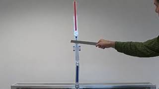 Swingup and Control of Linear Triple Inverted Pendulum