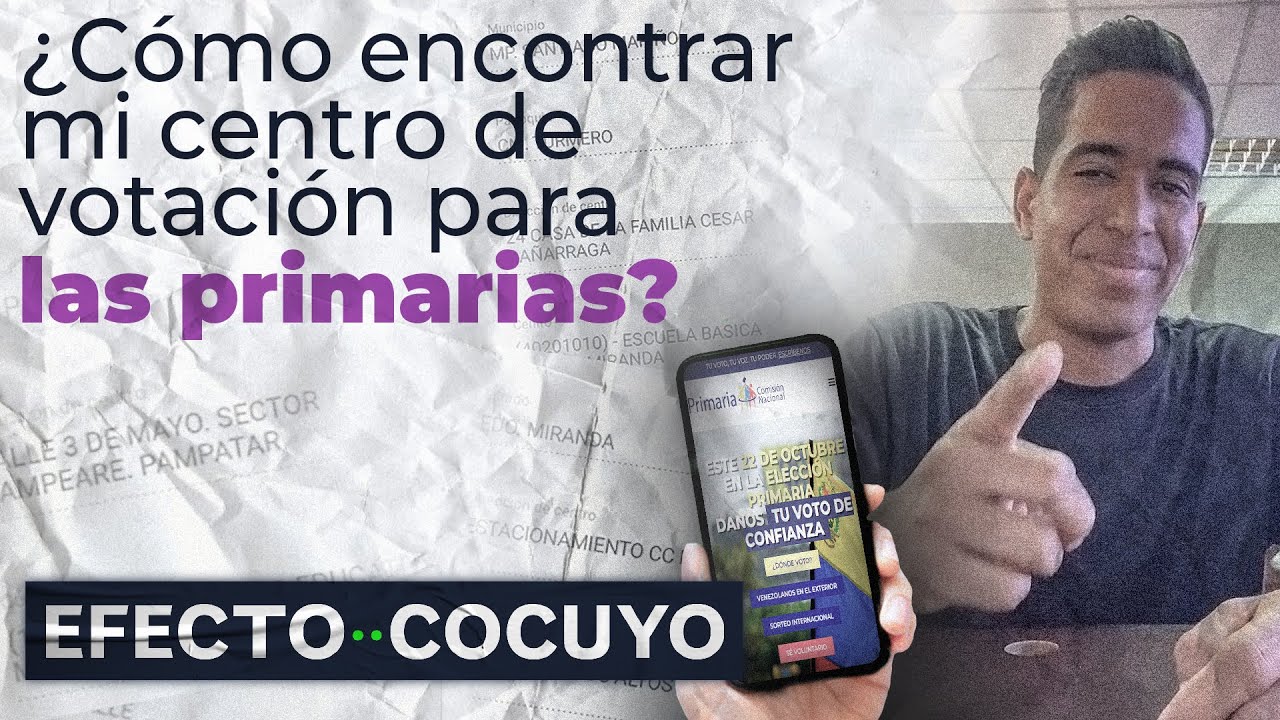 ¿Qué debes saber sobre los centros de votaciones para las primarias? 🤔 ...