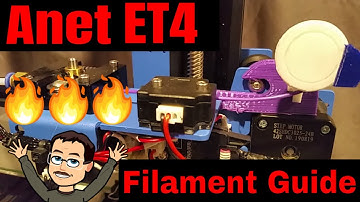 Anet ET4 series snap fit filament guide - Free Thingiverse File