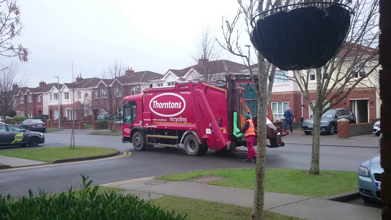 Thorntons collecting brown bins YouTube