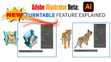 Adobe Illustrator Beta: New Turntable Feature Explained!