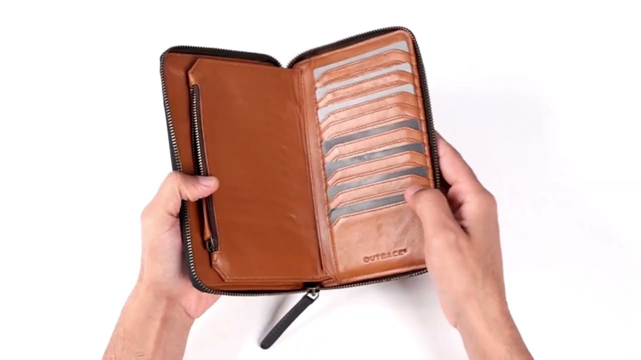 WORLD TRAVEL WALLET | OUTBACK | LEATHER WALLET