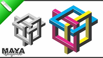 3D Geometric logo design in coreldraw | Logo designing in coreldraw | Coreldraw tutorial