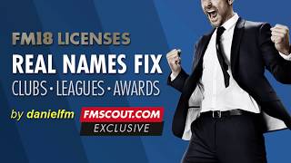 Football Manager 2018 Real Names & Licence Fix