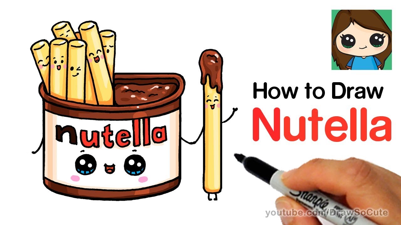 How To Draw Nutella Dip Cute And Easy Youtube See more of nutella on facebook. how to draw nutella dip cute and easy