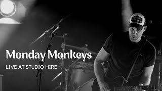 Monday Monkeys 'Blue On Black ' Cover,