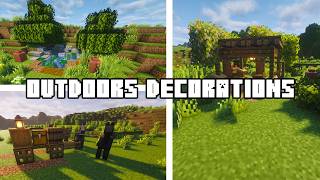 +5 Minecraft OUTDOOR Builds and Decorations for your world