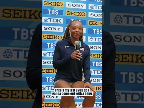 Mia and Mariah Maxwell on their motivation to leave with as many U20 medals as possible π #track