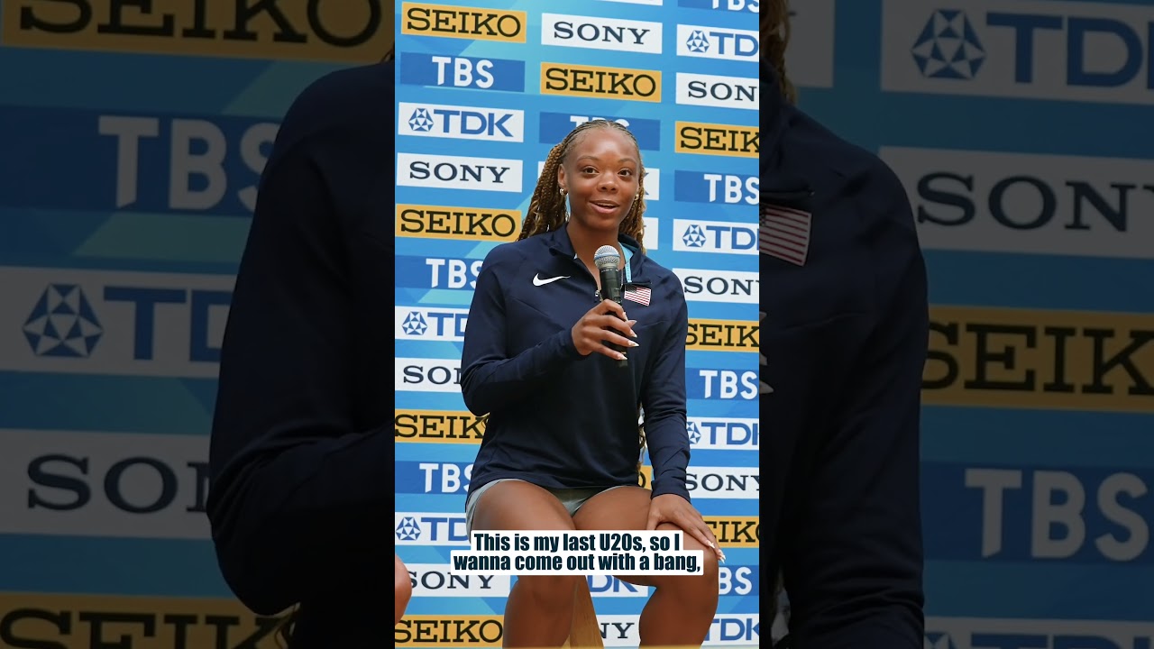 Mia and Mariah Maxwell on their motivation to leave with as many U20 medals as possible 👏 #track