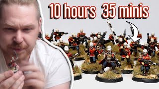 Retro Warhammer 40k Miniature Speed Painting Challenge Vs @Zorpazorp