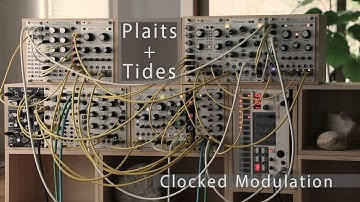 Plaits + Tides Mob of Emus + Mimeophon Ambient / Ensemble Oscillator Volca Sample Rings MATHS
