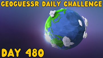 A new home screen! Geoguessr daily challenge day 480!