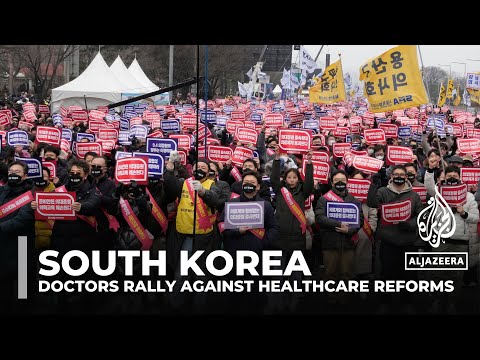 South Korea protest: Doctors rally against healthcare reforms
