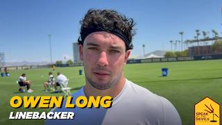 ASU LB Owen Long on the defense's strong showing, the Werewolves, A.J. Cooper's impact, and more.
