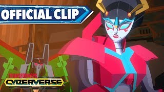 Windblade Vs Nova Storm & Thrust' | Transformers: Cyberverse S1 | Transformers Official