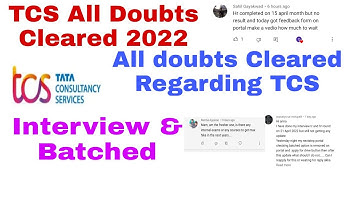 TCS Comments Discussion ||All Doubts Cleared about TCS||#exam interview||#Batched||@Techtuts-World