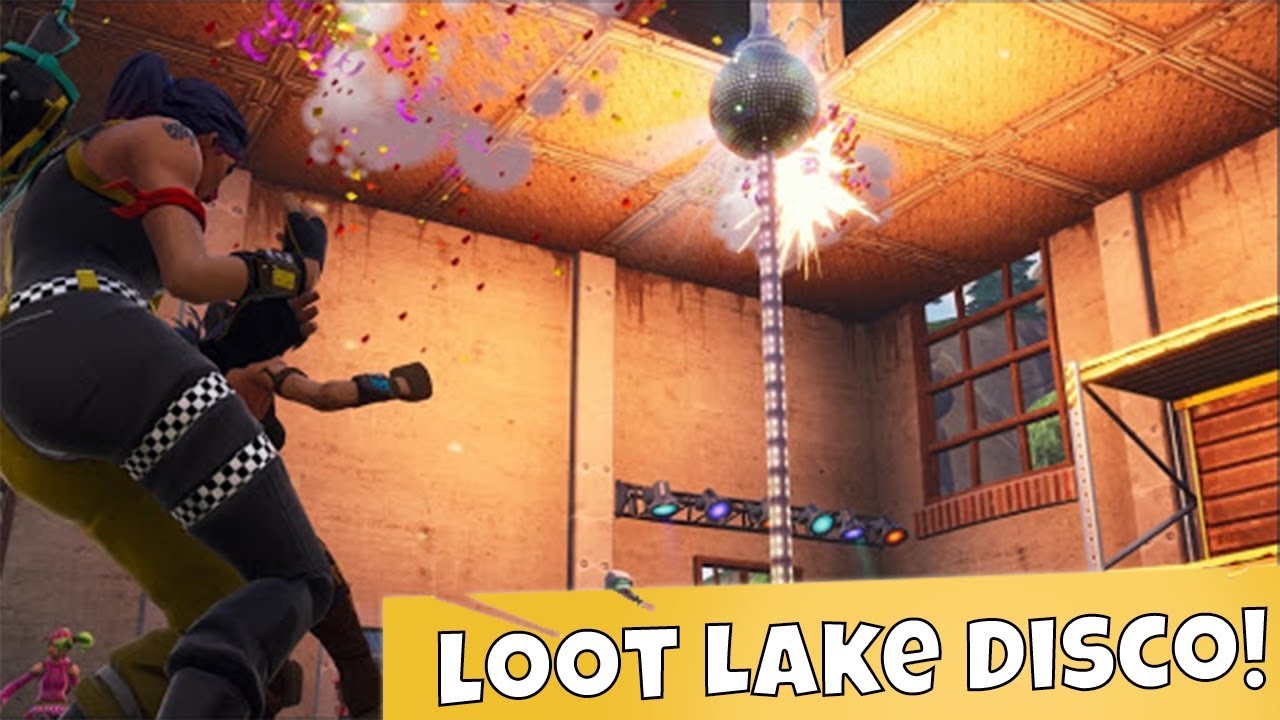 LOOT LAKE DISCO BALL IN FORTNITE! - "Dance With Others To Raise The Disco Ball Near Loot Lake" Guide