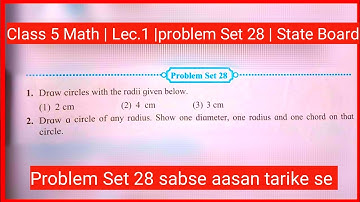 Class 5 Math| | chapter 7 | Lecture 1 | Problem Set 28 | by Math teaching with Madhuri | State Board