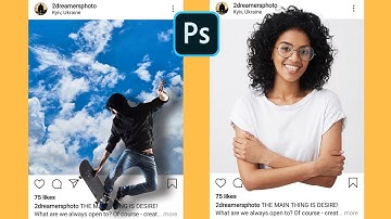 How to Create 3D instagram photo Frame Effect | Photoshop Tutorial