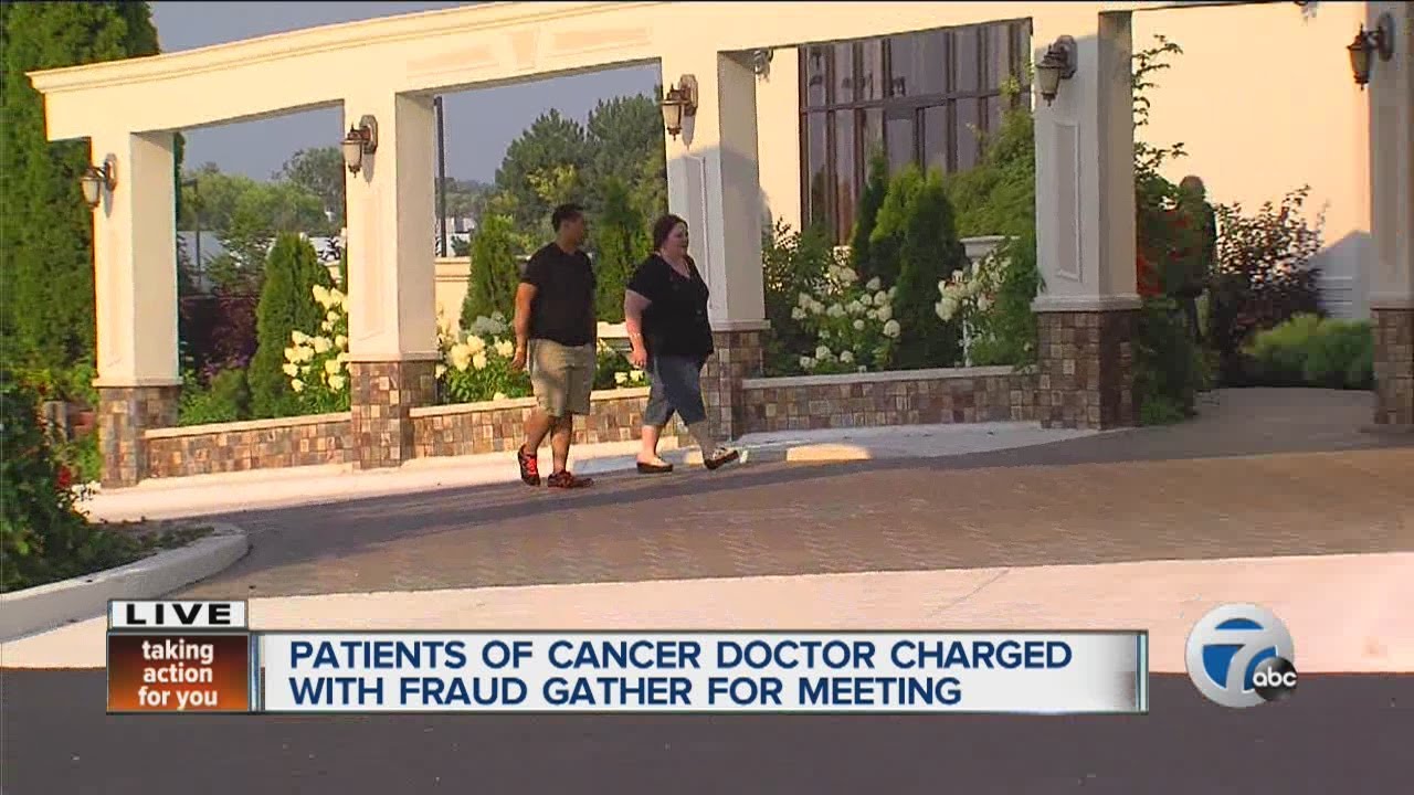 Patients of cancer doctor charged with fraud gather for meeting