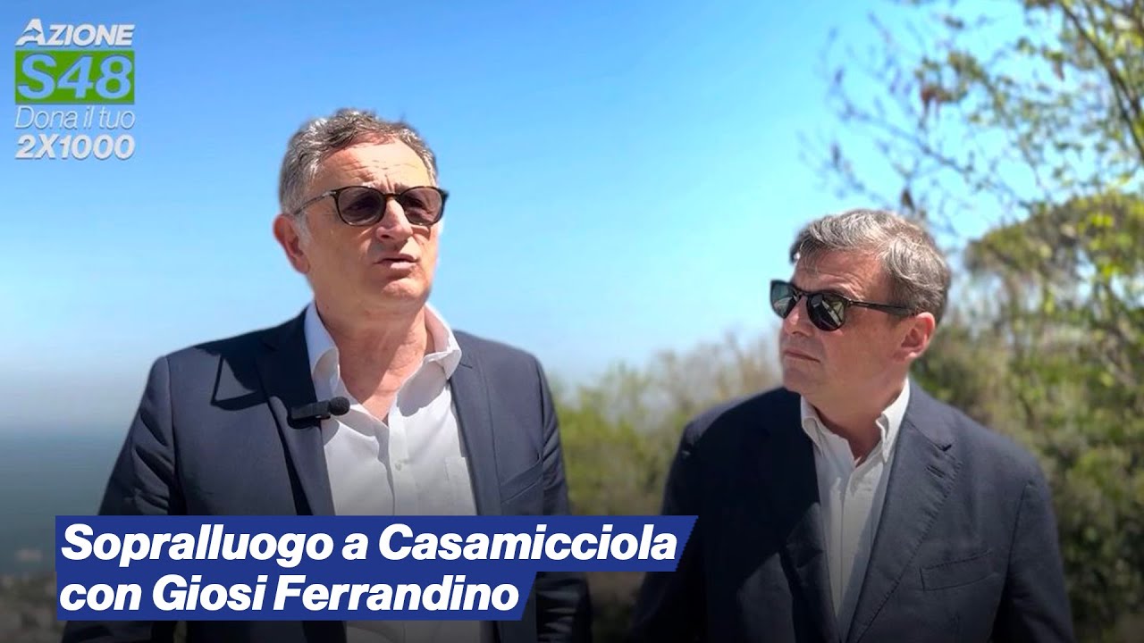 Sopralluogo a Casamicciola con Giosi Ferrandino.