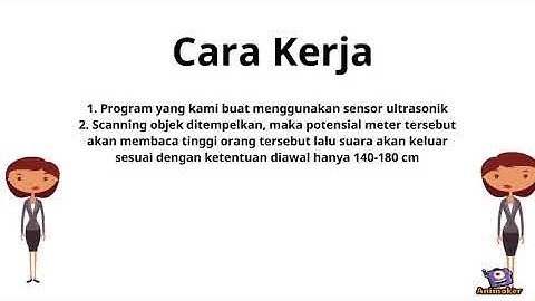 Alat ukur tinggi badan menggunakan suara