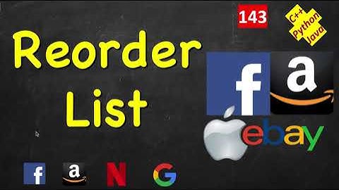 Reorder List | LeetCode 143 | C++, Java, Python