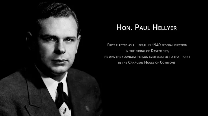 Hon. Paul Hellyer  - His Background and Passion fo...