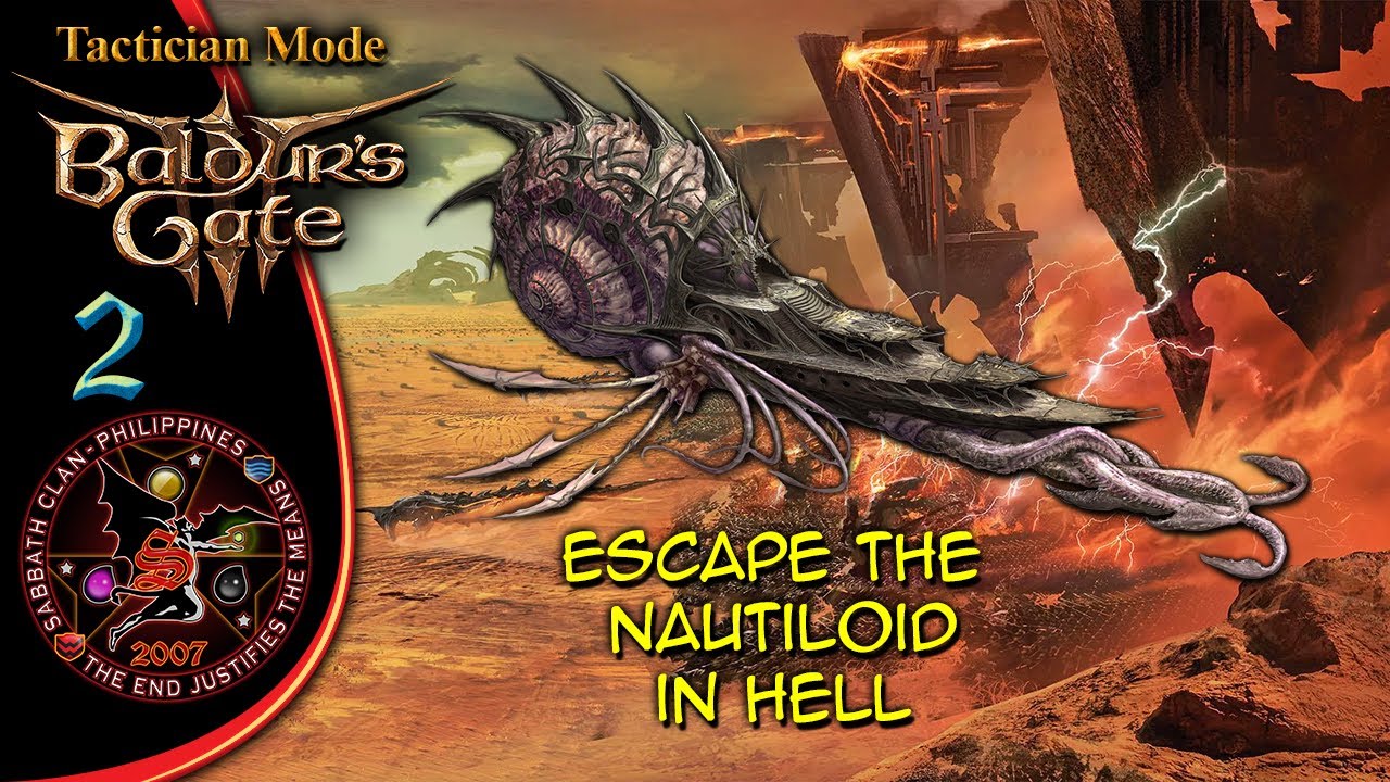 BG3 Escape the Nautiloid in Hell Episode 2 YouTube