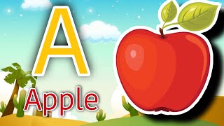 A for Apple, B for Ball, Alphabets, छोटे बच्चो की पढाई, Kids class, #toddlers #kidssong #Abcdsongs