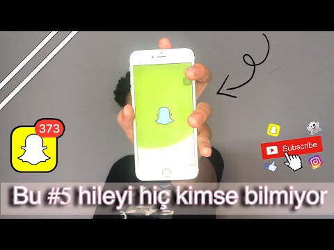 SNAPCHAT / bu #5 hileyi  kimse bilmiyor (Herkes Bilmeli)