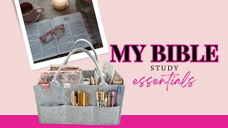 What's in my biblestudy caddy 2023| Bible study resources 2023