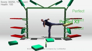 Unpublished physics-based Kinect game prototypes from 2011