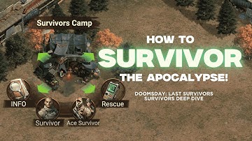 How to SURVIVOR the apocalypse!!! | Doomsday: Last Survivors | Survivors Deep Dive