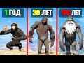 Я ПРОЖИЛ 100 ЛЕТ за КИНГ КОНГА в GTA 5!! (Моды ГТА 5)