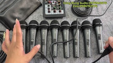 Mic Mỹ Vip Steady swm36.Hạn Chế Hú Tuyệt Vời.Siêu Nhẹ Âm và Dày Tiếng. Sáng lời.Hát hay như ca sỹ.
