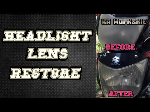 PANO MAG RESTORE  NG HEADLIGHT LENS / TUTORIAL